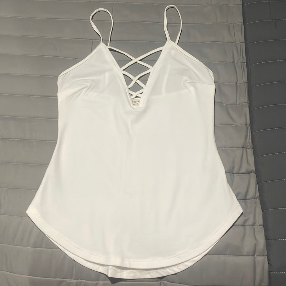 Express white top